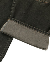 Letic Dart Tinted Black Wide Denim