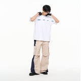 ドットプリント半袖Tシャツ