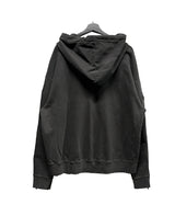 ケールレールジッパーフーディドジップアップ