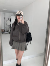 ビリーチェッカープリーツミニスカート (one color)