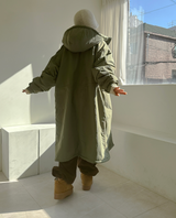 シープスキン🐑🤎  4 COLORS オーバーサイズボクシーサファリフィールドジャケット