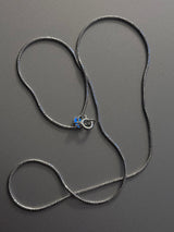 [925silver] Glitter snake necklace