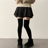 コーデュロイプリーツスカートパンツ ミニスカート