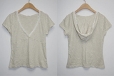 レースストライプTシャツ