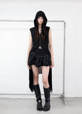 [Limited Edition] CHAIN BALLOON SKIRT, BLACK