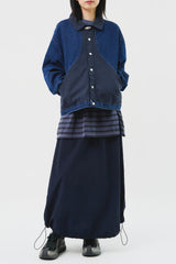 Moss Color Denim Jacket (2color)