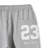 Bold 23embroidery bermuda sweat pants -3C