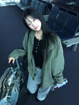 Kyoa High-Neck String Field Jacket