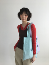 トライアングルホルターネックスリーブレストップ (5color)