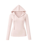 Rosie Pocket V-Neck Hood Top