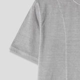 Crop Panel ピグメントハーフTシャツ (4color) (No.974)