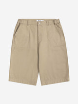 レギュラー ワイド ワーク ハーフ パンツ (BEIGE)