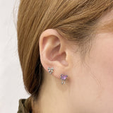[SET] Aurora Butterfly Ribbon Piercing