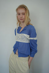 Layered bustier top_lace