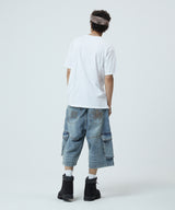 BERMUDA CARGO DENIM SHORT