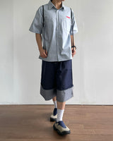 Rollup Bermuda Denim Pants