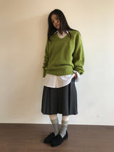 プレッピーストライプシャツ (3 Colors)