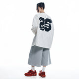 ENOE Patch Sweat Bermuda Pants - GREY