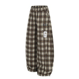 Kael Vintage Check Balloon Pants