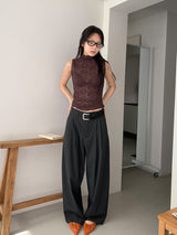 STRIPE TWILL BALLOON SLACKS (2C)