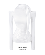 Lorena Shirring Tie Top (3color)