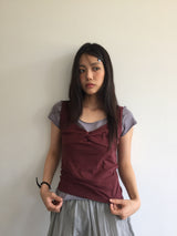 ロンダツイストスリーブレス (3color)