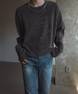 Quro Necklace Ribbed Tee