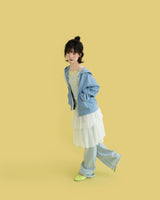 Natural bootcut denim