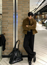 Miele YKK Suede Biker Jacket