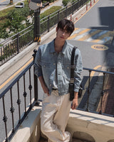 Debor Washed Denim Trucker Jacket