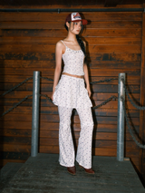 The "dazzle culottes" floral three - way detachable culottes