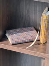 Vintage Check Book Cover