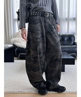 Camo wide ring pants(2color)
