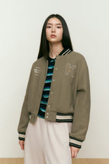 KIRSH STADIUM JACKET [KHAKI]