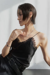 Rhombus line necklace