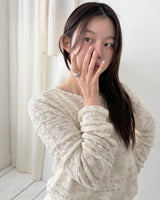Polka Dot Heart Ring