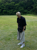 Youth linen short sleeve shirt 3C