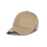 Stud logo over fit ball cap BEIGE