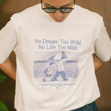 DAKYAM 2025S/S Mild Life Wild Dream Printing T-shirt