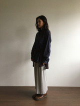 ペーパー ドロップ シャツ (4color)