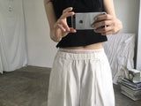 コットンスリーブレスブラウス