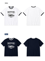ironworks overfit ringer t-shirt (2color)