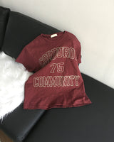 コイ スラブ クロップ プリンテッド ショートスリーブ Tシャツ 3C