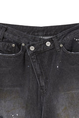 vt denim pants (black)