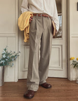 Obi basic pintuck slacks
