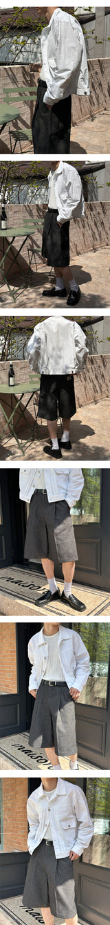 [S/S] Tin nylon crop jacket(3color)