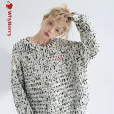 WhyBerry 22AW "Rainbow Sugar Sweater" オリジナルフードシックセーターレイジーニット