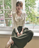 lenty button-up layered shirring CD + SV