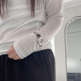 Onyx Bezel Loop Watch