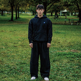 MVR ハートロゴワイドスウェットパンツ ブラック